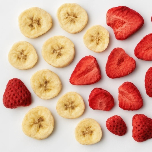 Plátano y Frutilla
